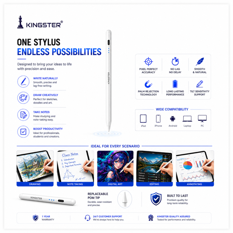 KINGSTER Stylus Pencil for iPad