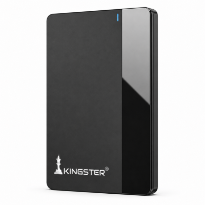 KINGSTER® 500GB External Hard Drive – black type c