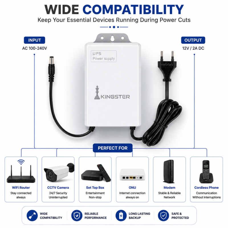 Kingster Mini UPS for WiFi Router
