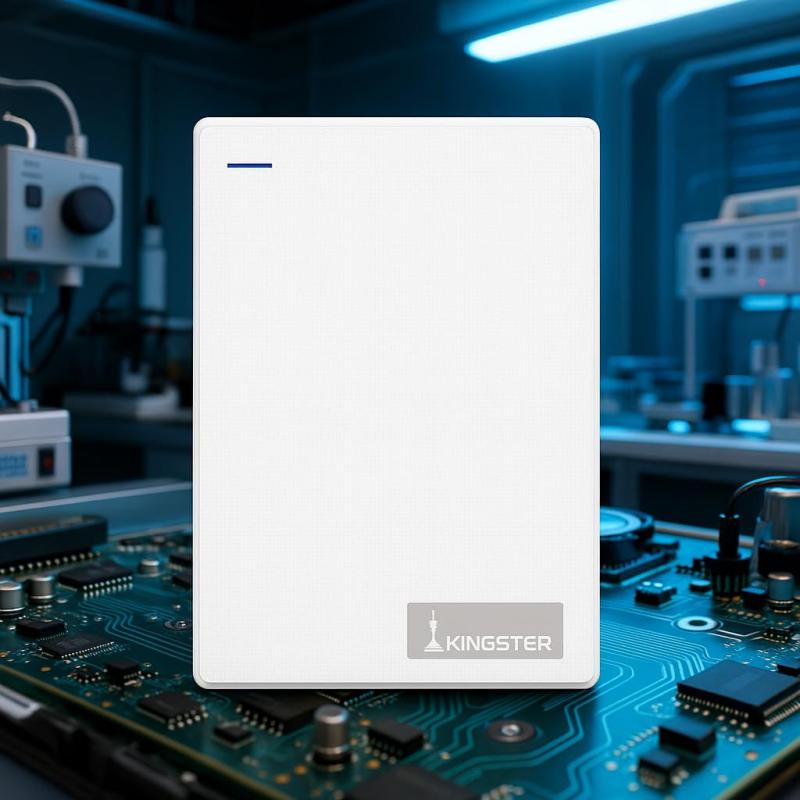 KINGSTER® External Hard Drive – White